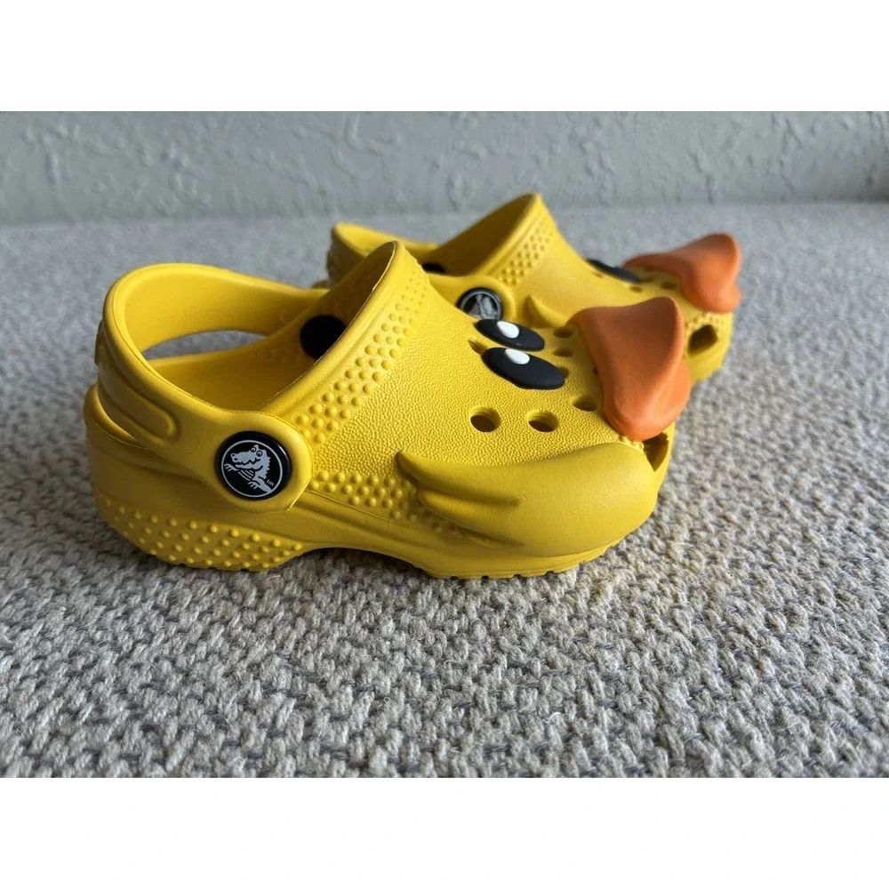Crocs Littles I AM Rubber Ducky Clog C2/C3 Yellow 210025 Toddler